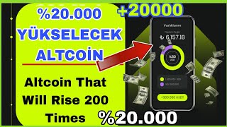 YÃœZDE 20000 YÃœKSELECEK ALTCOÄ°N  Altcoin Analizleri 2024 [upl. by Meehyr361]