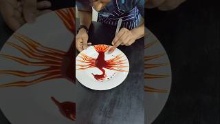 monster plating food plattingfoodart drawing cooking artandcraft chef artdrawing painting [upl. by Sims592]