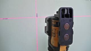 Regulagem Nivel a laser Dewalt DW089 [upl. by Rosana495]