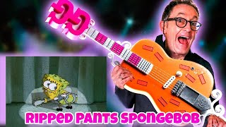 SpongeBob   Ripped Pants  Guitar Cover And Easy Tutorial [upl. by Stokes]