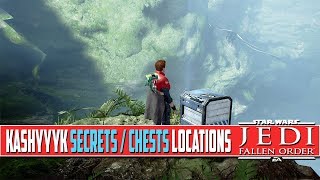 Jedi Fallen Order All Secrets And Chests Locations Kashyyyk [upl. by Annayi]