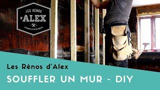 Comment souffler  installer un mur intérieur  DIY [upl. by Corson54]