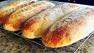 Best HoagieSub Sandwich Bread Recipe Ridiculously Tasty [upl. by Rosalind]