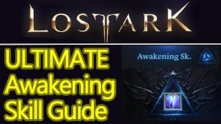 ULTIMATE Lost Ark awakening quest guide how to unlock your ultimate ability and extra skills [upl. by Franckot163]