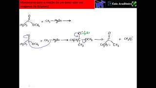 216  Mecanismo para a reação de um éster com um reagente de Grignard [upl. by Kravits126]