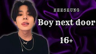 Boy next door  Heeseung Oneshot 16 ENHYPEN FF [upl. by Neala]