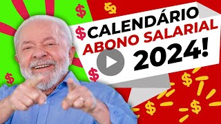 Abono salarial PIS Pasep 2024 começa a ser pago veja o calendário [upl. by Roots645]