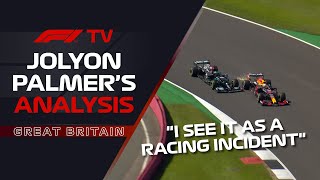 A Racing Incident  F1 TVs Jolyon Palmer Analyses Hamilton And Verstappens Silverstone Collision [upl. by Alysoun]