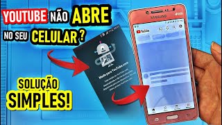 YouTube não funciona no celular Como consertar o YouTube no celular em menos de 5 minutos [upl. by Eeima]