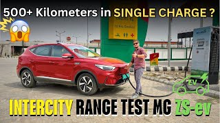 FULL CHARGE में कितना चलेगी   MG ZS EV 2024 🔥 Highway  City Range Test ✅ [upl. by Noryk638]