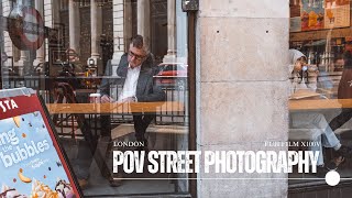 POV Street Photography  A Sunday morning stroll in Central London  Fujifilm X100v  DJI Pocket 3 [upl. by Linda]