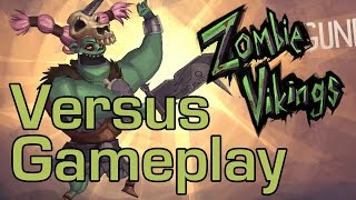 Zombie Vikings  Versus Mode Gameplay [upl. by Rhines]