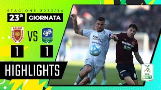 Reggiana vs Feralpisalò 11  La Feralpi in 9 la pareggia al 95’  HIGHLIGHTS SERIE BKT 2023  2024 [upl. by Bolte]