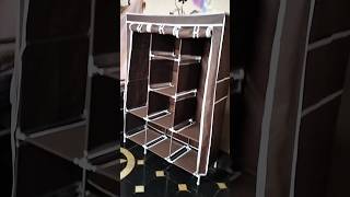 foldable almirah foldable collapsible wardrobe for clothes flipkart 1M [upl. by Ekeiram339]