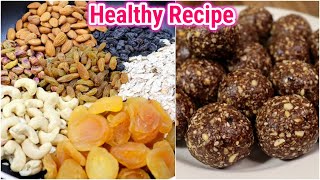 A Healthy Recipe For Weight loss amp Diet  Immunity Booster Recipe  Energy Chocolate Laddu Recipe [upl. by Frissell]