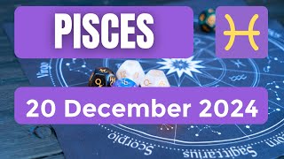 Pisces horoscope  Pisces Horoscope for Today 20 December 2024 [upl. by Ahsrats]