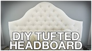 DIY TUFTED HEADBOARD [upl. by Gabbert974]