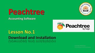 Peachtree Accounting Software lesson no1 download and installation guide tutorials in urdu [upl. by Jemma]