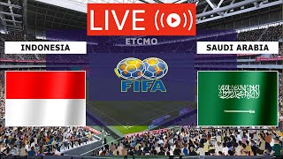 🔴INDONESIA VS SAUDI ARABIA LIVE STREAMING  FIFA WORLD CUP QUALIFIER AFC LIVE FULL MATCH TODAY [upl. by Cloots32]