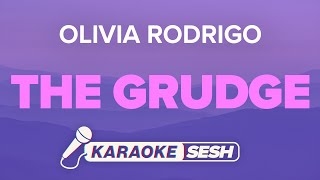 Olivia Rodrigo  the grudge Karaoke Version [upl. by Nauaj540]