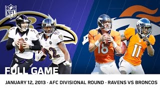 Flaccos Hail Mary  Ravens vs Broncos 2012 AFC Divisional Playoffs  NFL Full Game [upl. by Nyrac]