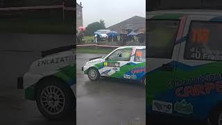 Fiat Cinquecento trompea en Rally San Froilan 24 rally fiat fiatcinquecento rallycar rallye [upl. by Allistir]