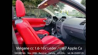 Renault Megane CC 1616V Leder  LM  Apple CarPlay  APK 062025 [upl. by Forelli]