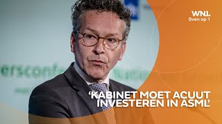 Burgemeester Dijsselbloem ‘Demissionair kabinet moet nu investeren in vestigingsklimaat ASML’ [upl. by Eseilenna]