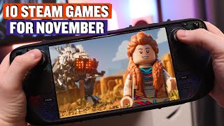 10 Steam Games Youll Want to Check Out in November [upl. by Gunzburg]