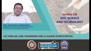 Lecture 08 Soil Taxonomy and Classification Contd [upl. by Sweet625]