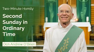 Second Sunday in Ordinary Time  TwoMinute Homily Dcn Andrew O’Brien [upl. by Secnarfyram146]