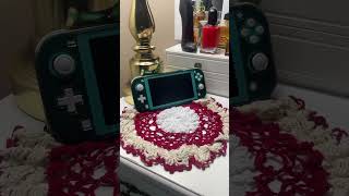 customizing my nintendo switch lite 🎀 kawaii makeover shorts nintendoswitchlite nintendo [upl. by Acie551]