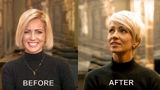 How to Create a Modern Short Cut 2016 Inspired by Clair Underwood Pixie Cut [upl. by Madson232]