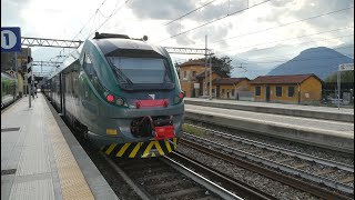 Trenord RE8 Colico  Milano Centrale ETR 425 Jazz Lago di Como  Lake Como view [upl. by Anerol]