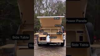 Teardrop Trailer Galley Features [upl. by Chessy]