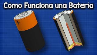 Cómo Funcionan las Baterías  Principios de Funcionamiento de la Electricidad de las Baterías [upl. by Weidar]