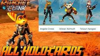 Ratchet and Clank PS4  All Holocards Full Collection Showcase [upl. by Arvind]