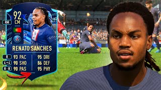 92 TOTS Moments Renato Sanches is too OVERPOWERED 💪 [upl. by Laurette]