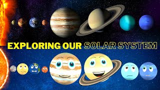 All About Our Solar System  Planets and Space for Kids  Planet Order  Size Comparison [upl. by Noneek716]