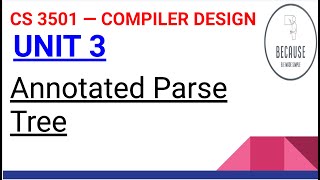 35 Construction of Annotated Parse Tree in Tamil [upl. by Annalee828]