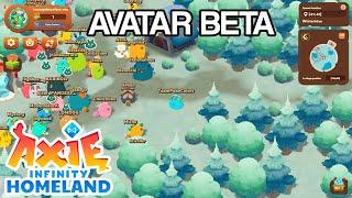 Axie Infinity Homeland Avatar Beta IS HERE  Moonfall Tips [upl. by Emya]