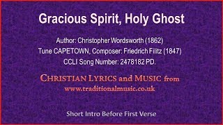 Gracious Spirit Holy Ghost  Hymn Lyrics amp Music [upl. by Russel725]