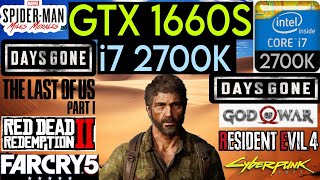 GTX 1660 Super  i7 2700k  Test In 8 Games [upl. by Valerian192]