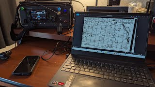 Downloading NOAA Weather Charts Via HF Radio Hurricane Helene 2024 [upl. by Vassell875]