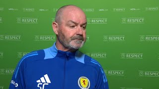 Scotland manager Steve Clarke reacts to quotpainfulquot 40 loss to the Netherlands [upl. by Constantina]