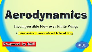 Incompressible Flow Downwash Velocity Induced Drag amp Tip Vortex [upl. by Nymrak]