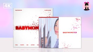 Unboxing Babymonster 1st Mini Album BABYMONS7ER  YG Tag Album Ver SET  Photobook Ver [upl. by Ednalrym]