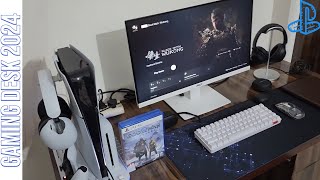 Epic Gaming Desk Tour with PS5 – My Ultimate Setup💕 [upl. by Erodisi]