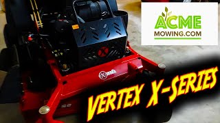 FIRST LOOK Exmark Vertex X Series 52quot deck with Kawasaki FX1000V EFI StandOn mower for 2024 [upl. by Mihcaoj989]