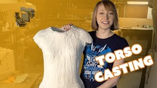 How to Make a Plaster Torso Life Cast  Prop Shop [upl. by Napas912]